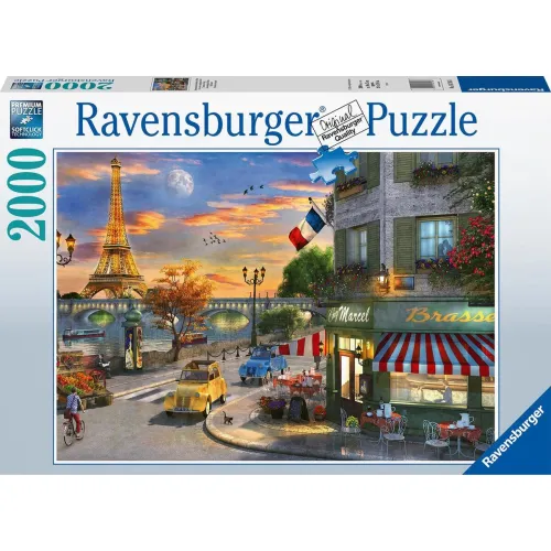 Ravensburger puzzel 2000 stukjes Zonsondergang in Parijs